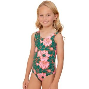 Maaji Floral Stamp Infinity Girls Reversible One piece